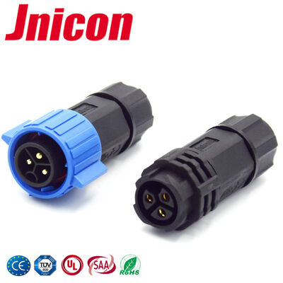 PA66 M19 3-pins man-vrouw connector voedingsconnector waterdicht 20A