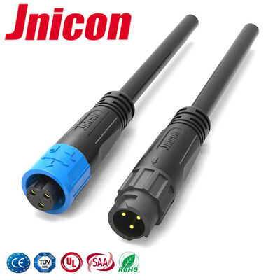 M12 waterdicht snel ontkoppelbaar draadconnectoren ODM Messing goudgeplatte connector