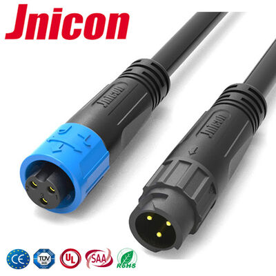 M12 300V LED 3 pin waterdicht aansluiting Push vergrendelingskabel Buiten aansluiting IP67
