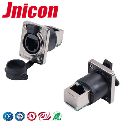 IP44/IP65 Bayonet Lock Connect RJ45 waterdicht connector legering koper 500V