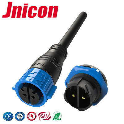 Outdoor 50A M25 Molded Cable Connector Industrial High Current Power Connector