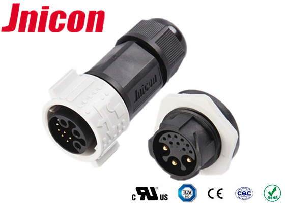 Plastic hoge stroom waterdichte connectoren 500V 2-fase gegoten kabel voor stroom