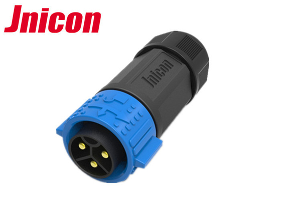 Hoge stroom waterdichte ronde connectoren 3-pins gegoten kabel IP67 voor elektrische apparatuur