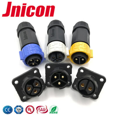 CE-goedkeuring M25 Waterdicht paneel Montage Connector Quick Lock Electrical Power Connectors