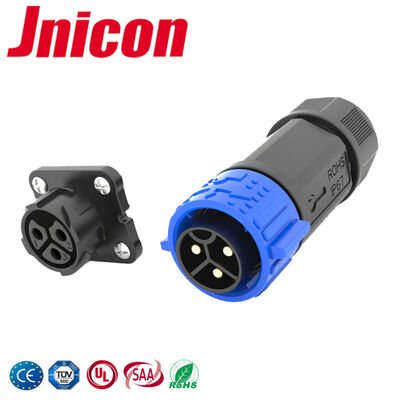 M25 verkregen UL-certificering 3 pin panel mount connector IP67 buiten waterdicht connector
