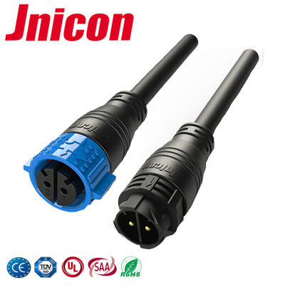 M25 IP67 Draadverbinding 600V Mannelijke Vrouwelijke Verbinding 2 Pins Verouderingsbestendige