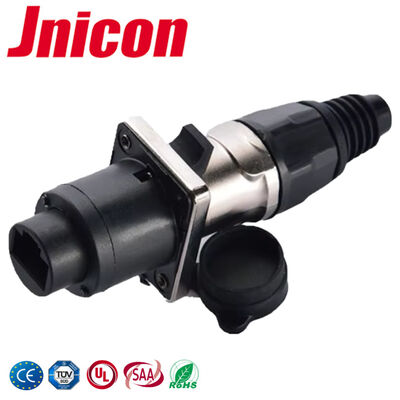 -25°C - 80°C Waterdichte 300V Connector Data RJ45 Connector Voor Apparatuur