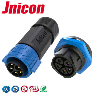 5 Pin Panel Mount Connector 30A Waterdicht IP67 Mannelijke Vrouwelijke Connectoren