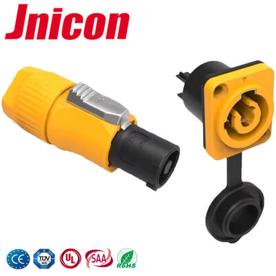 Jnicon 20A waterdichte elektrische aansluiting IP65 Powercon Plastic waterdicht stopcontact