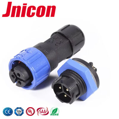 PA66 300V 3-pins draad-naar-bord connector M16 10A stroomconnector waterdicht